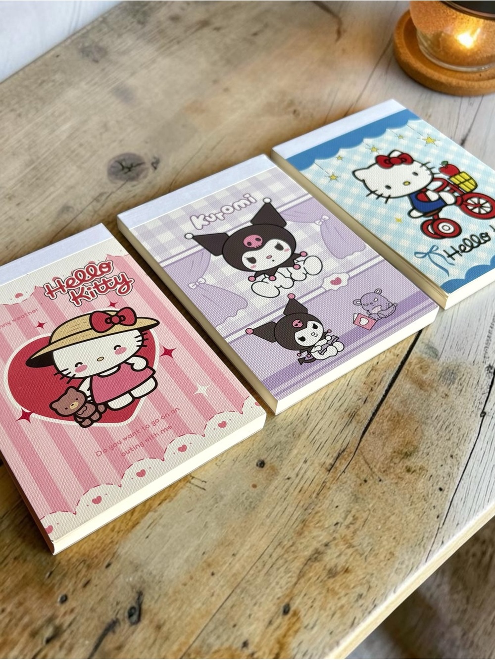 Sanrio Hello Kitty & Kuromi Notepad Trio